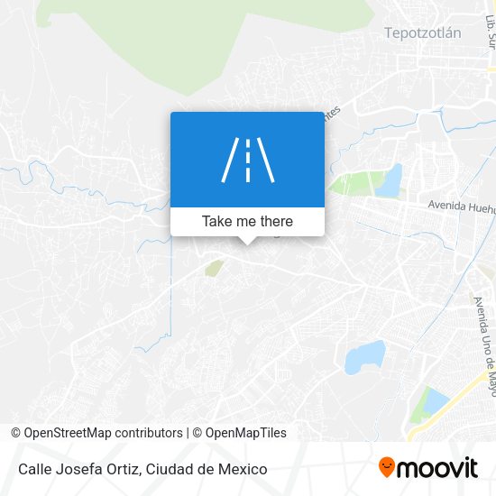 Mapa de Calle Josefa Ortiz