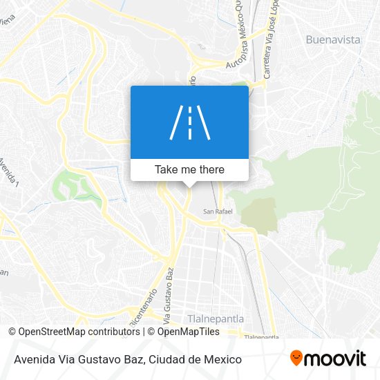 Mapa de Avenida Via Gustavo Baz