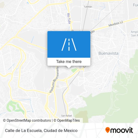 Mapa de Calle de La Escuela