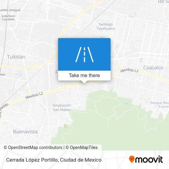 Cerrada López Portillo map
