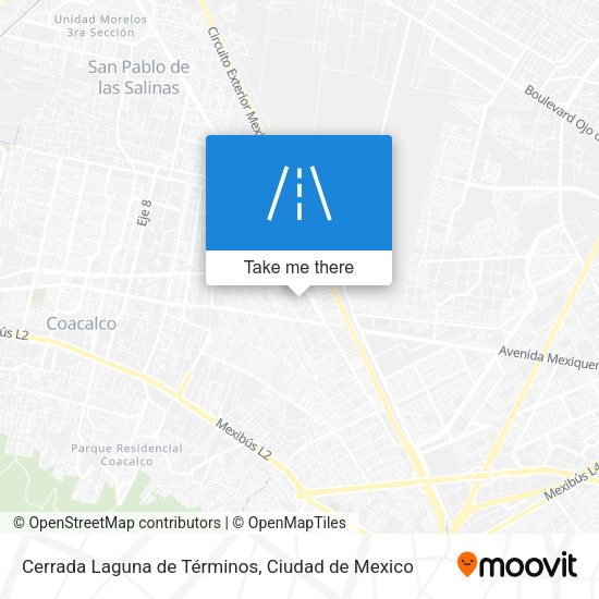 Cerrada Laguna de Términos map