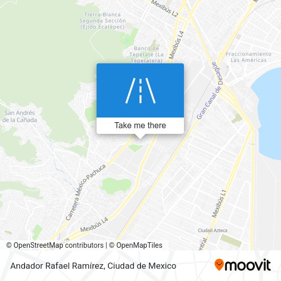 Mapa de Andador Rafael Ramírez