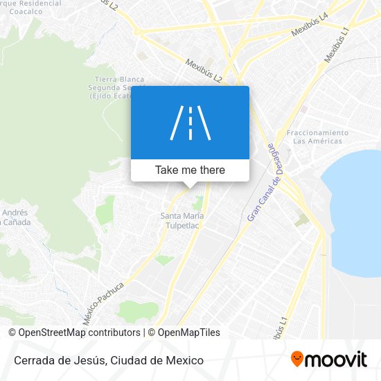 Cerrada de Jesús map
