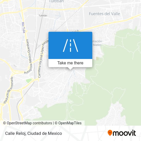 Mapa de Calle Reloj