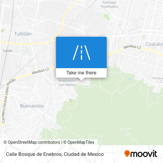 Mapa de Calle Bosque de Enebros