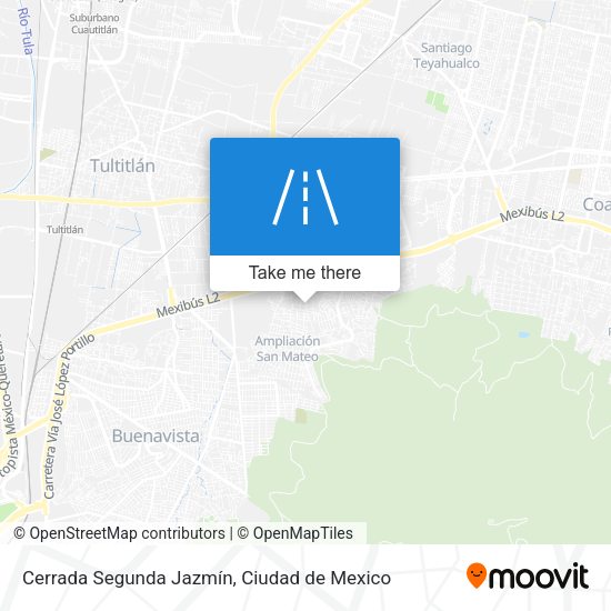 Mapa de Cerrada Segunda Jazmín