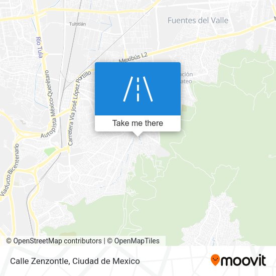 Calle Zenzontle map