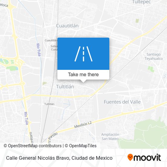 Mapa de Calle General Nicolás Bravo