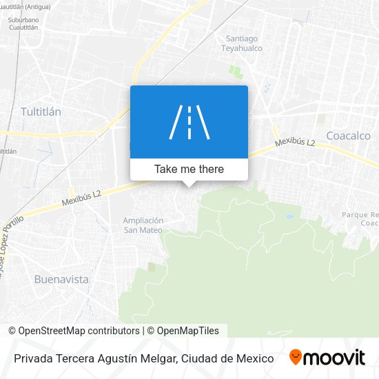 Mapa de Privada Tercera Agustín Melgar
