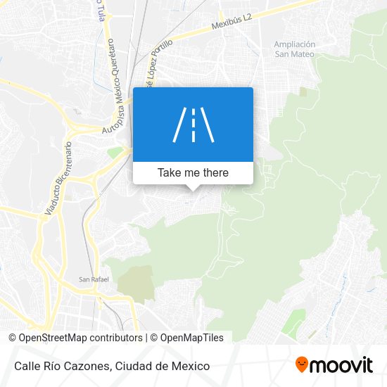 Mapa de Calle Río Cazones