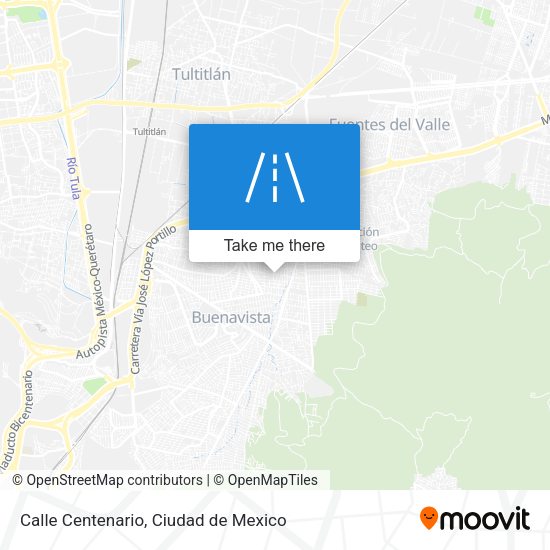 Mapa de Calle Centenario