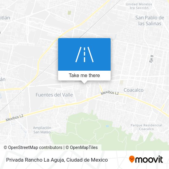 Privada Rancho La Aguja map