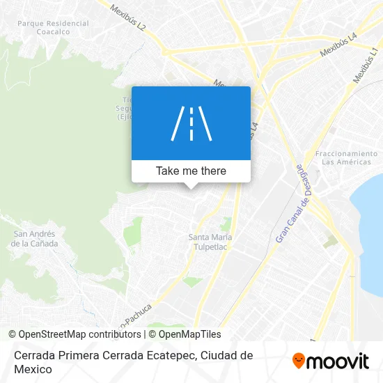Cerrada Primera Cerrada Ecatepec map