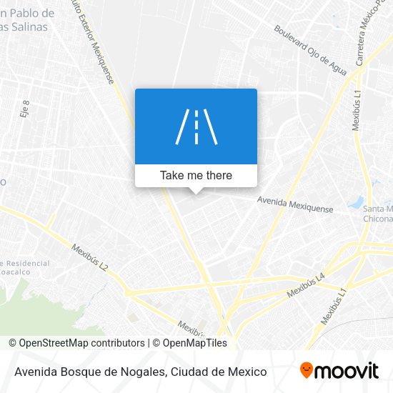 Avenida Bosque de Nogales map