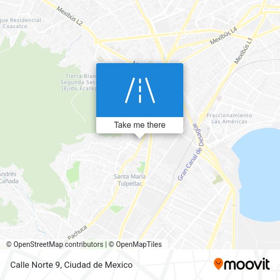 Mapa de Calle Norte 9