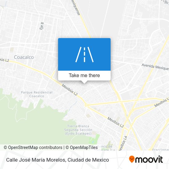 Calle José María Morelos map