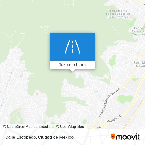 Mapa de Calle Escobedo