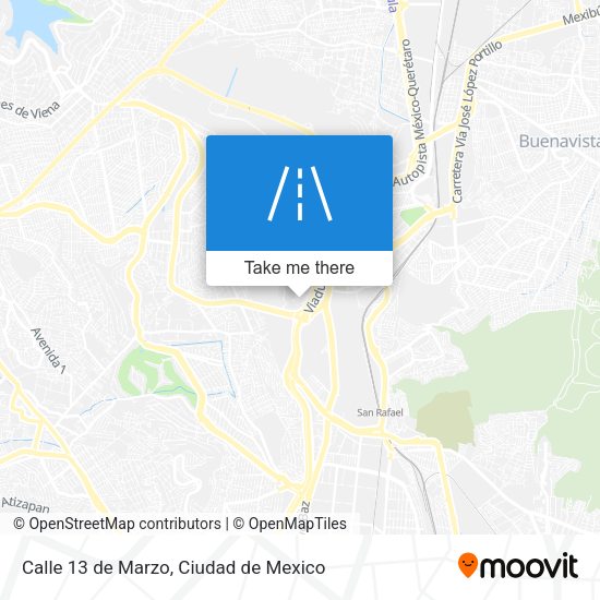 Calle 13 de Marzo map