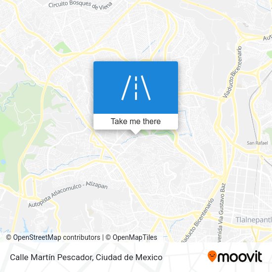 Calle Martín Pescador map