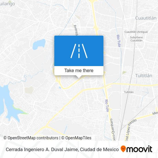 Mapa de Cerrada Ingeniero A. Duval Jaime