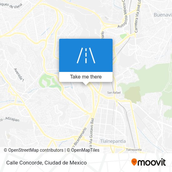 Calle Concorde map
