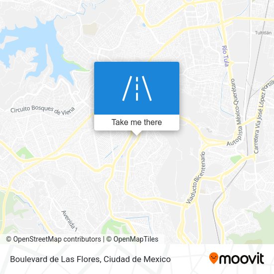 Boulevard de Las Flores map