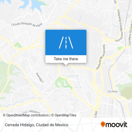 Cerrada Hidalgo map