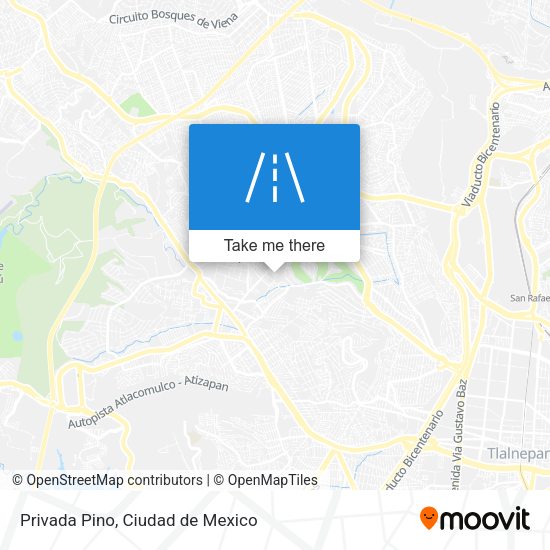Mapa de Privada Pino