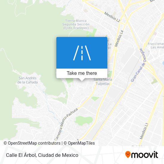 Calle El Árbol map