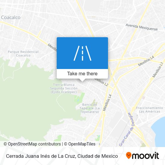Cerrada Juana Inés de La Cruz map