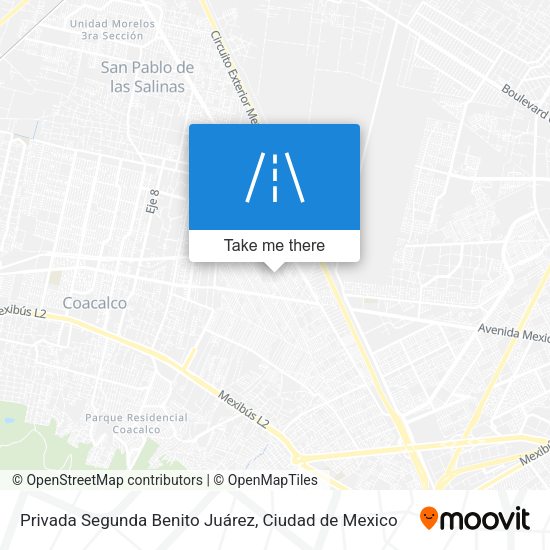 Privada Segunda Benito Juárez map