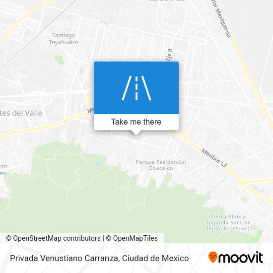 Privada Venustiano Carranza map