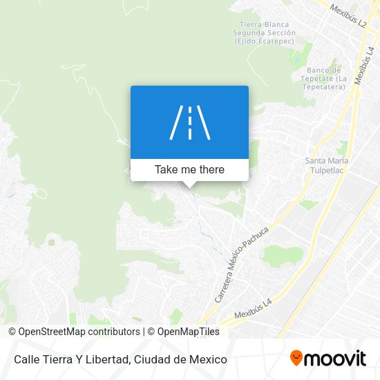 Calle Tierra Y Libertad map