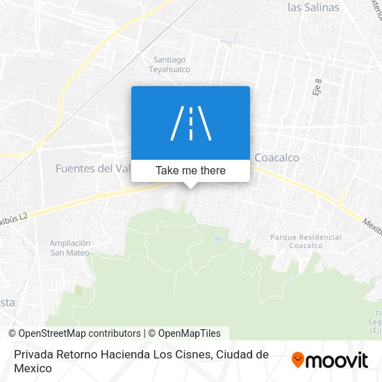 Privada Retorno Hacienda Los Cisnes map