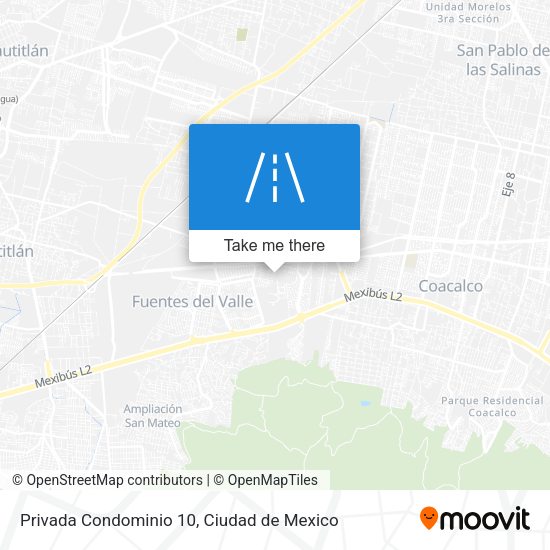 Privada Condominio 10 map