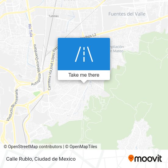 Mapa de Calle Rublo