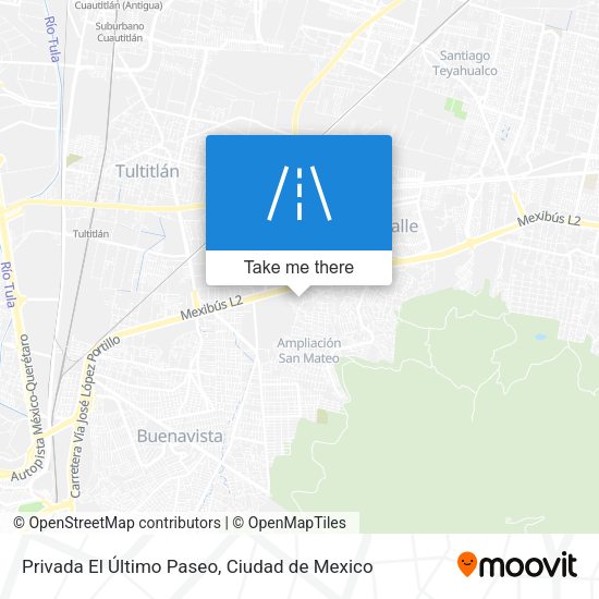Privada El Último Paseo map