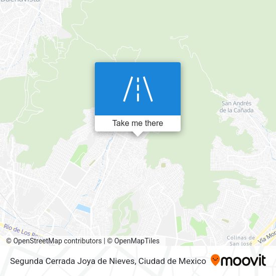 Segunda Cerrada Joya de Nieves map