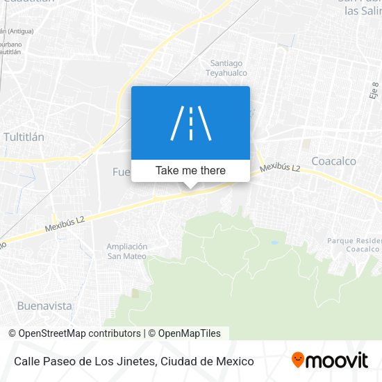 Calle Paseo de Los Jinetes map