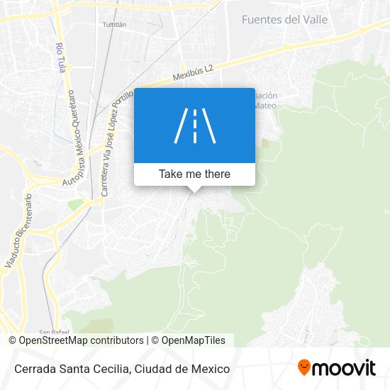 Cerrada Santa Cecilia map