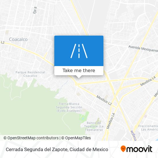 Cerrada Segunda del Zapote map