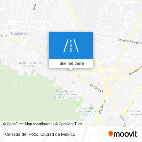 Mapa de Cerrada del Pozo