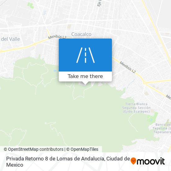 Privada Retorno 8 de Lomas de Andalucía map
