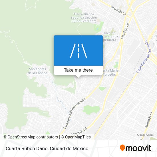Cuarta Rubén Darío map