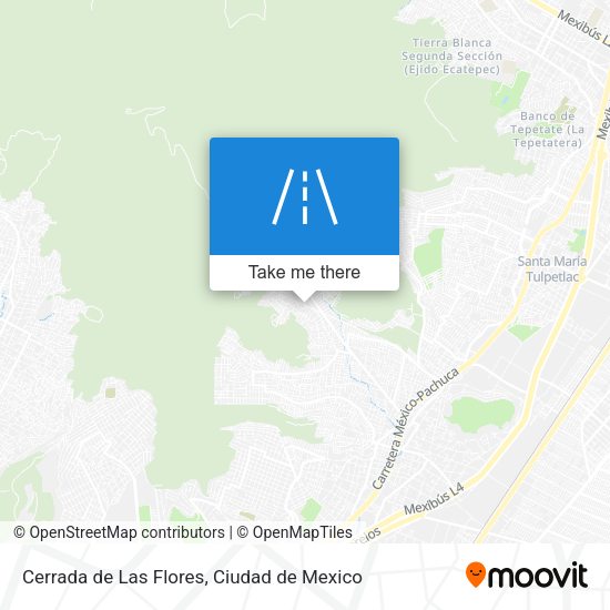Cerrada de Las Flores map