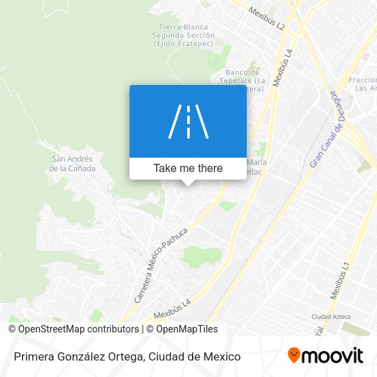 Mapa de Primera González Ortega