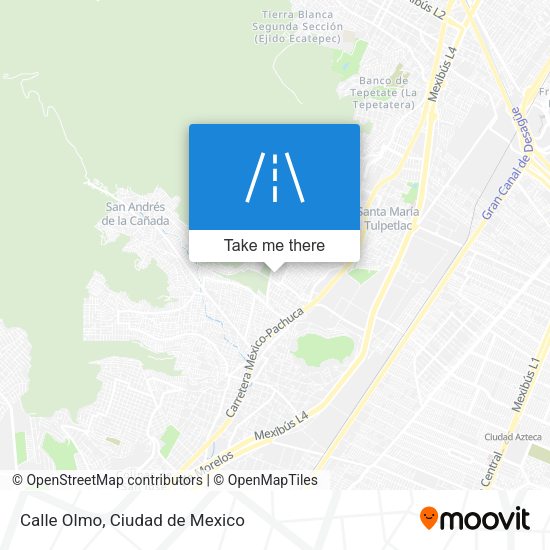 Mapa de Calle Olmo