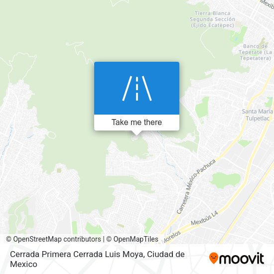 Cerrada Primera Cerrada Luis Moya map