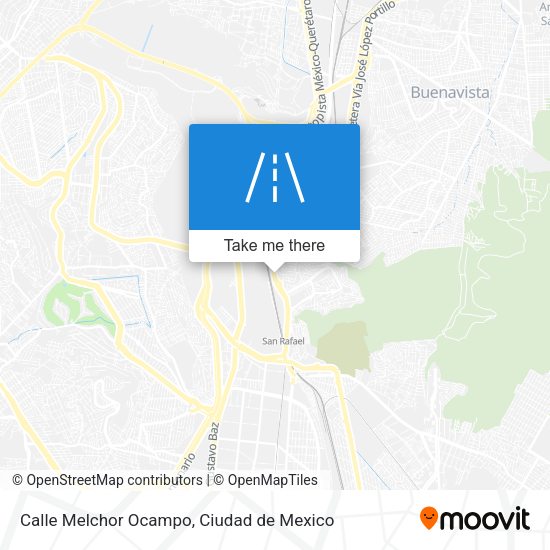 Mapa de Calle Melchor Ocampo