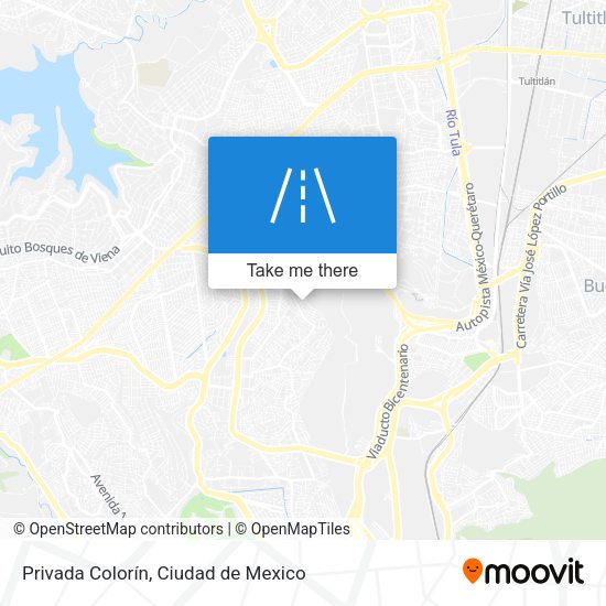 Privada Colorín map